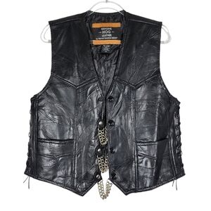 ROCKY RANCH HIDES LEATHER VEST